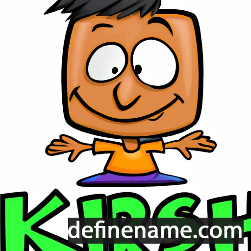 cartoon of the name Krish