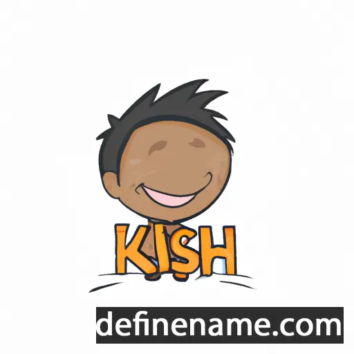 cartoon of the name Krishh