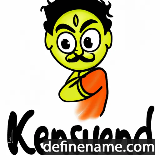 cartoon of the name Krishnendu