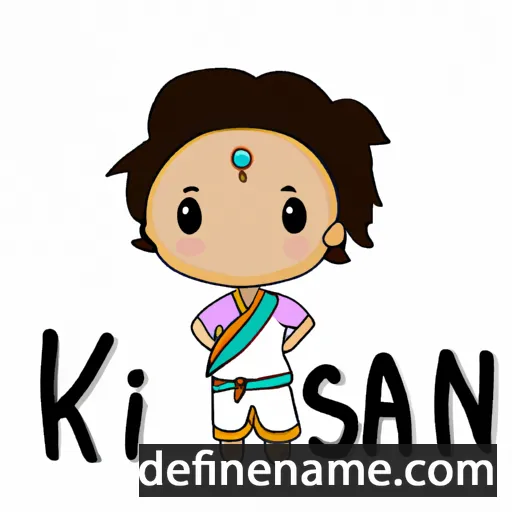 cartoon of the name Krisnan