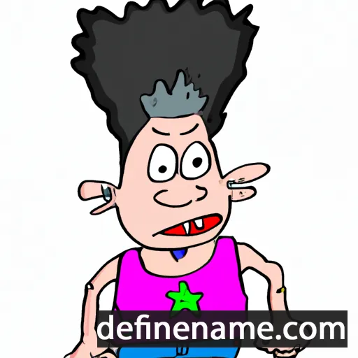 cartoon of the name Kriss