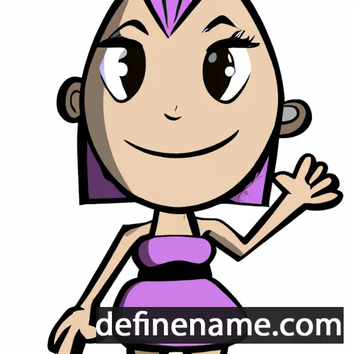 cartoon of the name Krissi