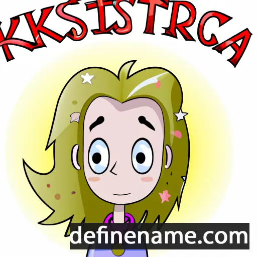 Kristacia cartoon