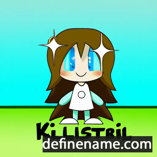 cartoon of the name Kristalli