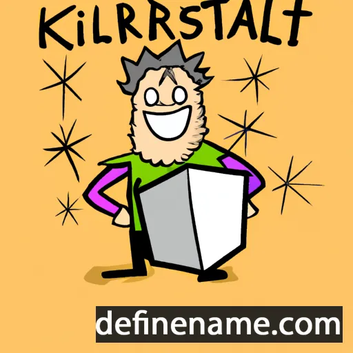 cartoon of the name Kristhallr