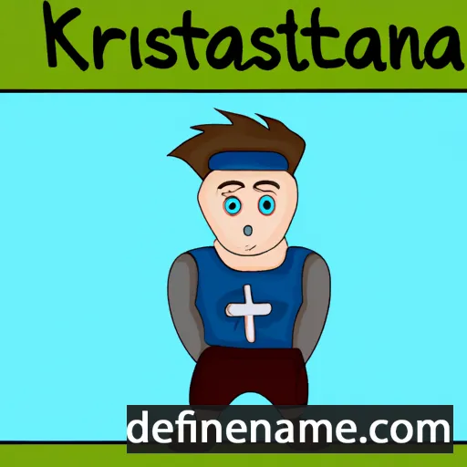 cartoon of the name Kristiano