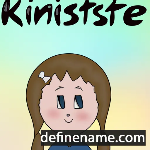 cartoon of the name Kristiine