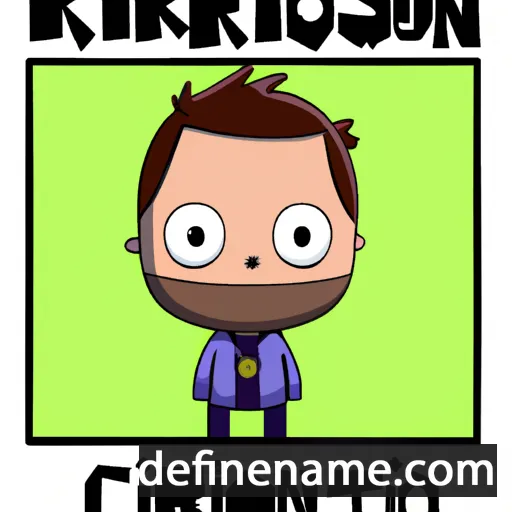 Kristión cartoon