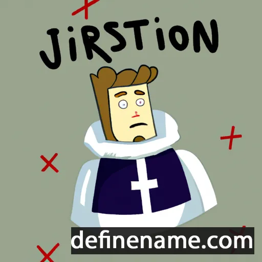 cartoon of the name Kristjón