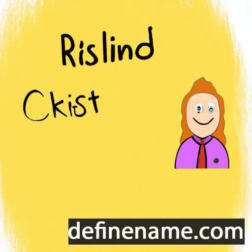 Kristlind cartoon