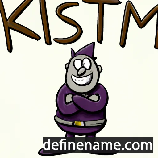 cartoon of the name Kristmar