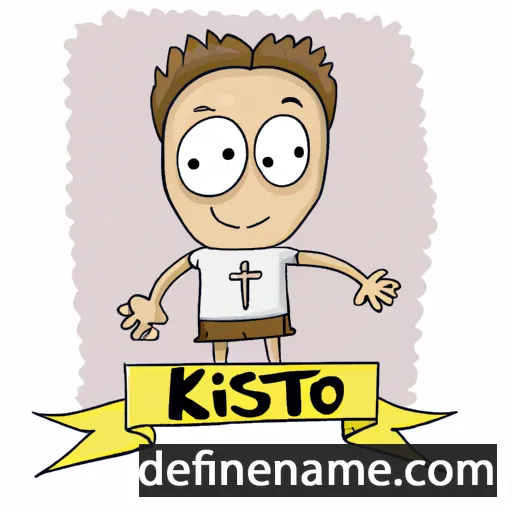 cartoon of the name Kristo