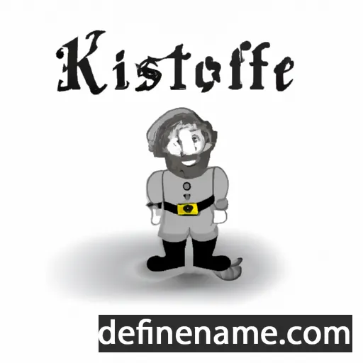 cartoon of the name Kristoffel