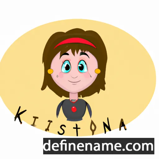 Kristofina cartoon