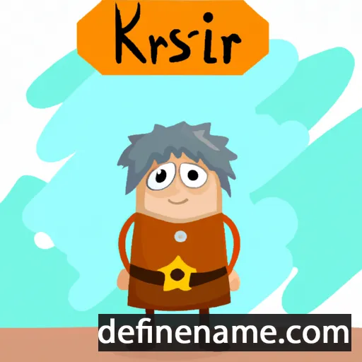 Kristvar cartoon