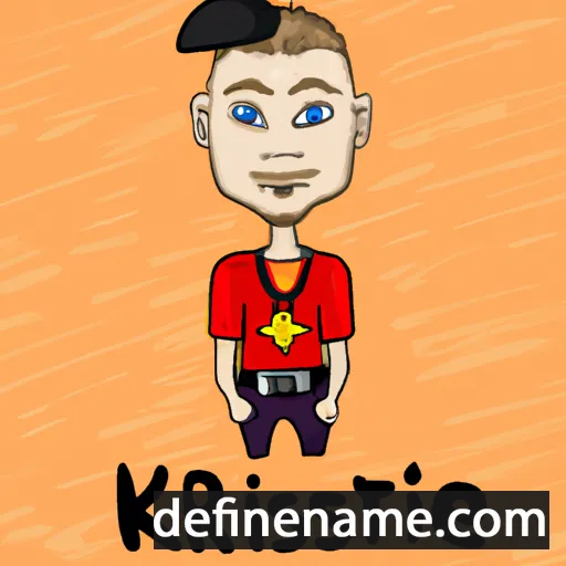 cartoon of the name Kristyle