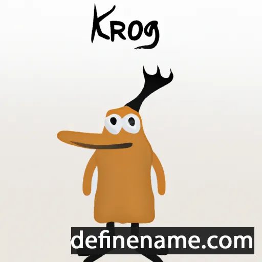 cartoon of the name Krókr