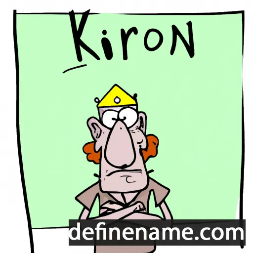 cartoon of the name Kron