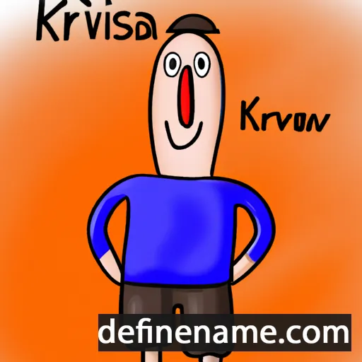 cartoon of the name Krševan