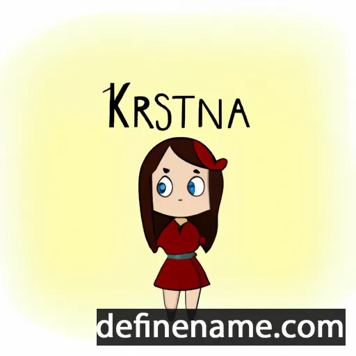 Krstana cartoon