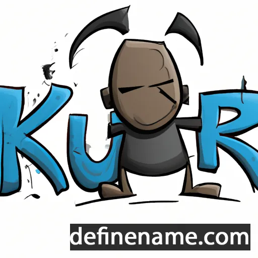 cartoon of the name Kru