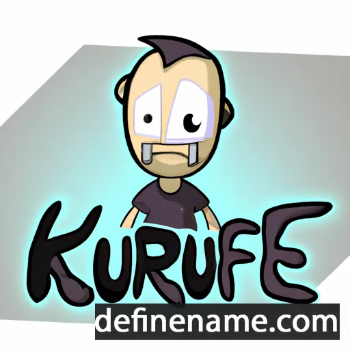 cartoon of the name Krue