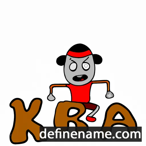 cartoon of the name Kruna