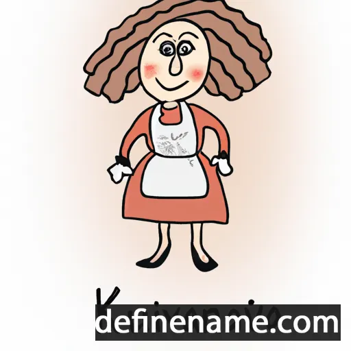 cartoon of the name Krunoslava