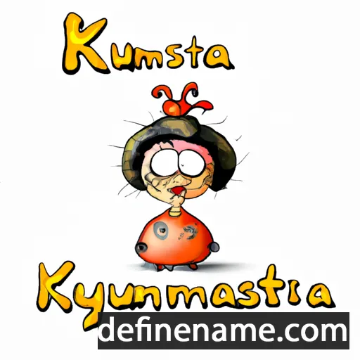 cartoon of the name Krusmynta