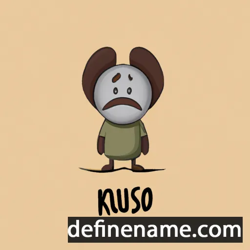 cartoon of the name Kruso