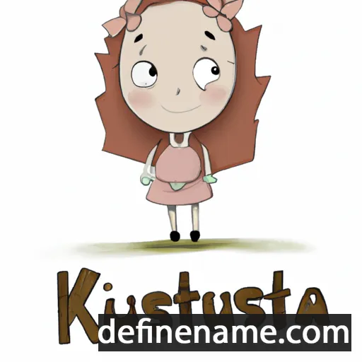 cartoon of the name Krustina