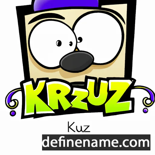 cartoon of the name Kruz