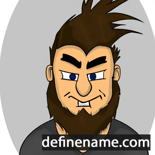 cartoon of the name Kryšan