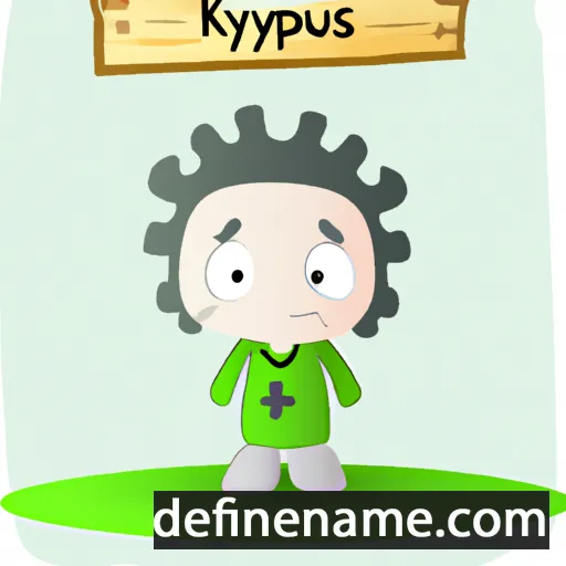 cartoon of the name Kryspus