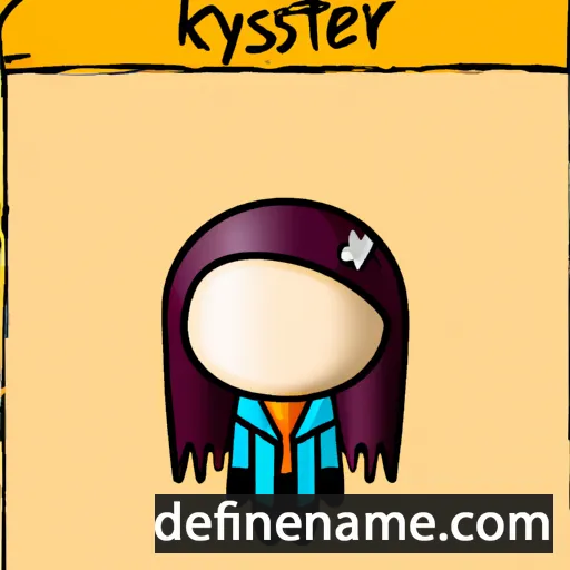 Krystafier cartoon