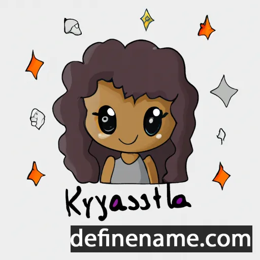 Krystella cartoon