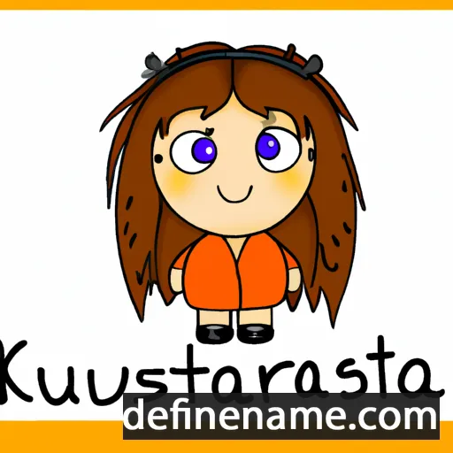 Krystusia cartoon