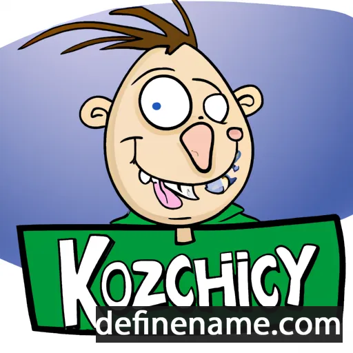 cartoon of the name Krzych