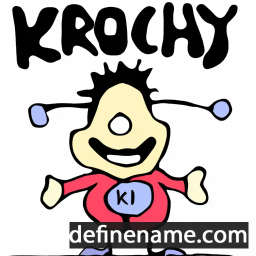 cartoon of the name Krzycha