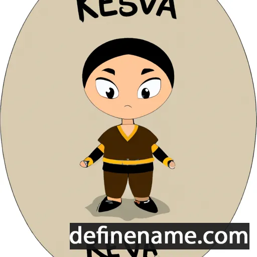 cartoon of the name Ksavera