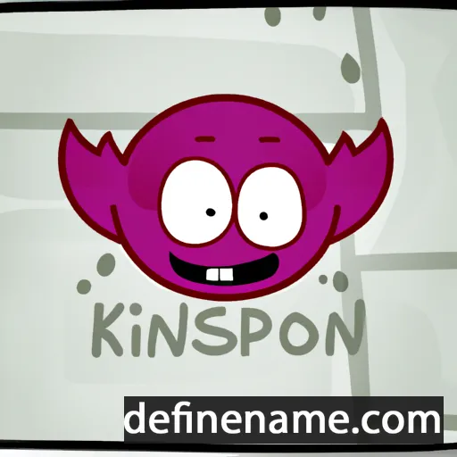 cartoon of the name Kʿsenopʿon