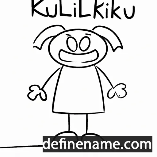 cartoon of the name Küllikki