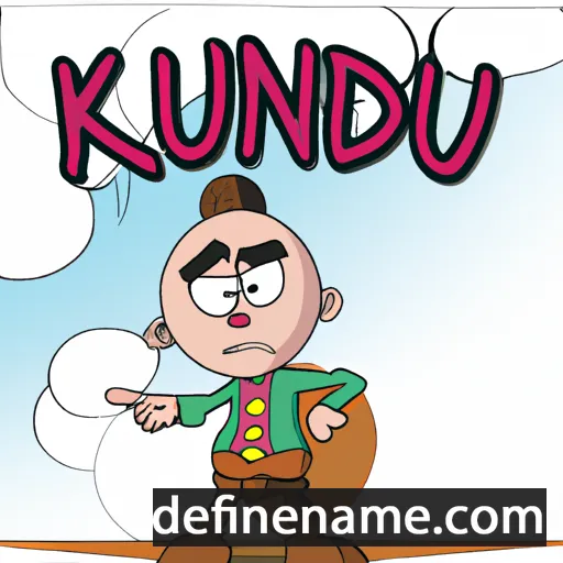 cartoon of the name Kündül