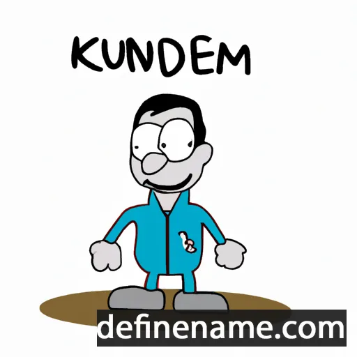 cartoon of the name Kündümen