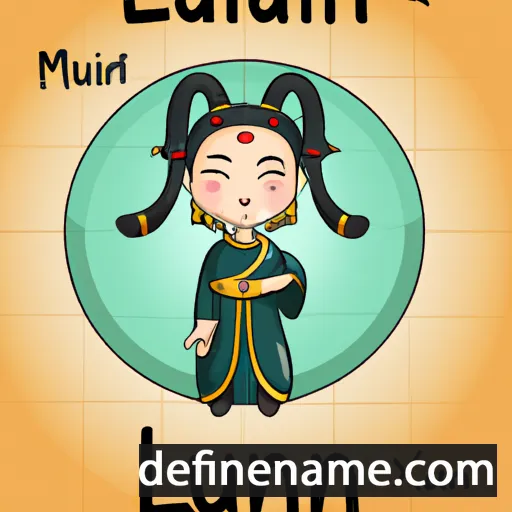 cartoon of the name Kuan-yin