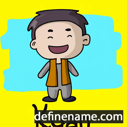 cartoon of the name Kuan