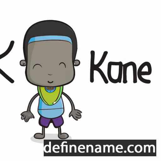 cartoon of the name Kuane