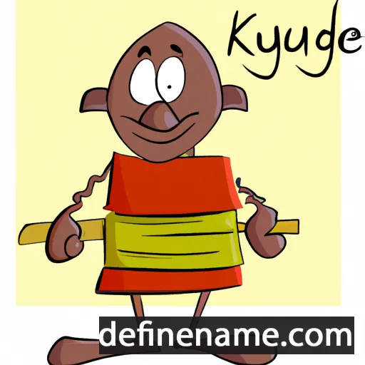 cartoon of the name Kudighe