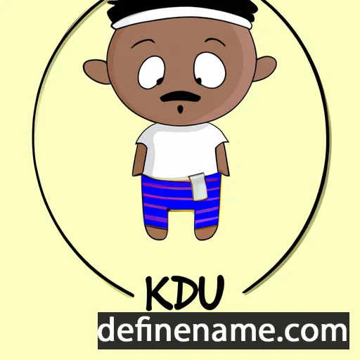 cartoon of the name Kudzai