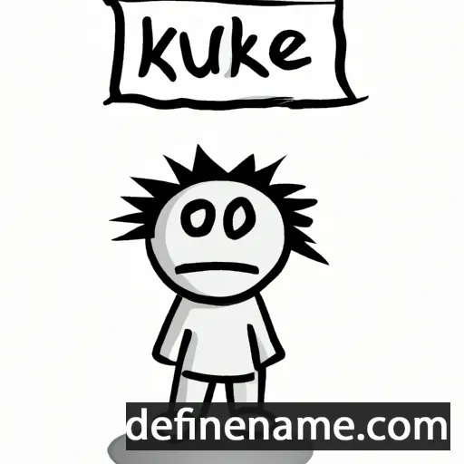 cartoon of the name Kuke